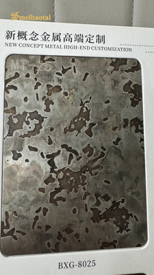 Camouflage Pattern Imitation Antique Copper Stainless Steel Sheets