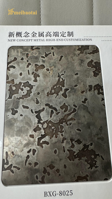 Camouflage Pattern Imitation Antique Copper Stainless Steel Sheets