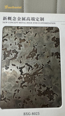 Camouflage Pattern Imitation Antique Copper Stainless Steel Sheets