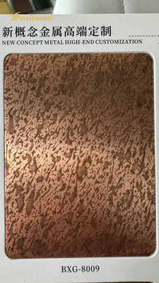 Ss304 Antique Color Etching Stainless Steel Sheet Decoration Plate