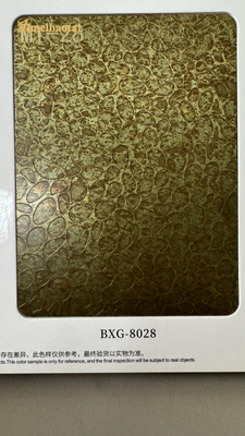 Retro Wall Imitation Antique Copper Decorative Stainless Steel Sheets