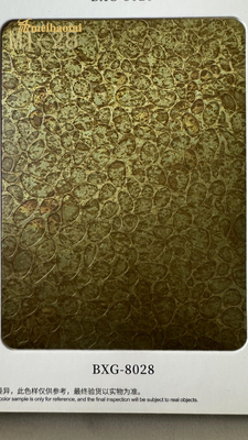 Retro Wall Imitation Antique Copper Decorative Stainless Steel Sheets