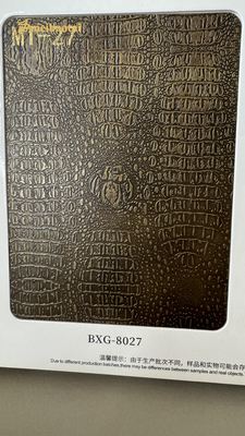 201 304 Decoration Imitation Antique Copper Stainless Steel Sheets 3D Wall