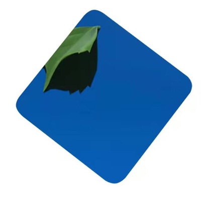 4*8FT Blue Mirror Pvd Color Coating Stainless Steel Sheet Decoration Plate