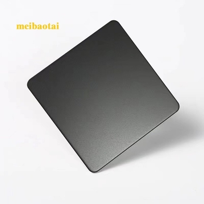 Black Color Standard Bead Blasted Stainless Steel Color Sheet Decoaration Plate