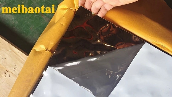 Customized Size Water Ripple Stainless Steel Sheet  0.65mm Thickness