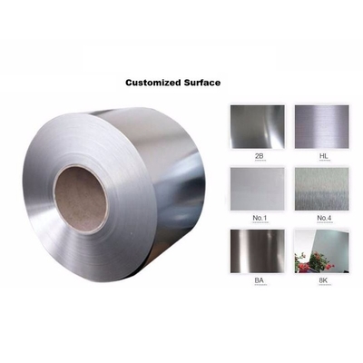 201 NO.4 Finished Cold Rolled Stainless Steel Coil