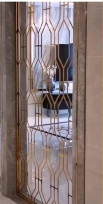 Customizable Stainless Steel Room Divider Laser Cut Multiple Finishes For Hotels Bars And More
