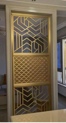 Stainless Steel Room Divider For Indoor And Outdoor Spaces In Hotels And Bars Customized Design