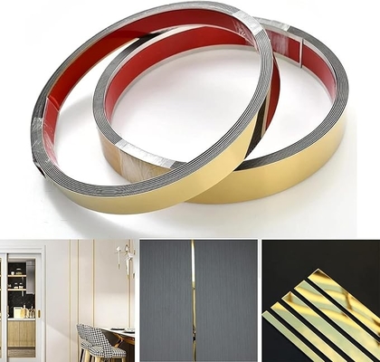 Metal Stainless Steel Adhesive Roll Flat Tape with Color Coating