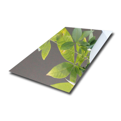 Silver Mirror Polished Stainless Steel Sheet 0.3-1.2mm Thickness