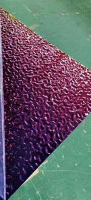 Various PVD Color Stamped Water Ripple Stainless Steel Sheet
