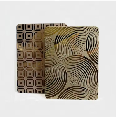 AISI Standard Pattern Etched Stainless Steel Sheet