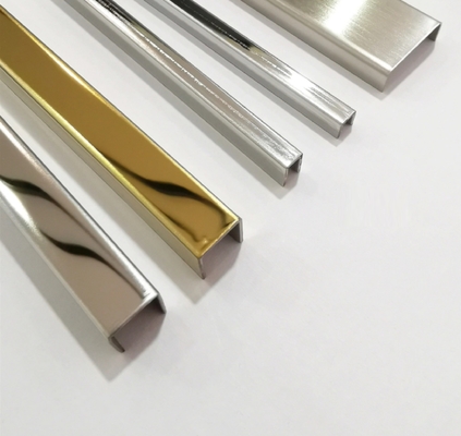 Manufacturer U Profile 304 Stainless Steel Tile Trim U Shape