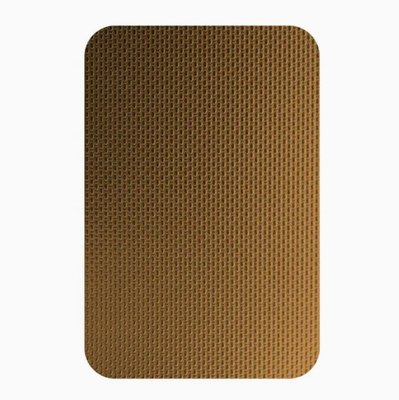0.85mm Thickness Embossed Pattern Stainless Steel Sheet Decoration Plate
