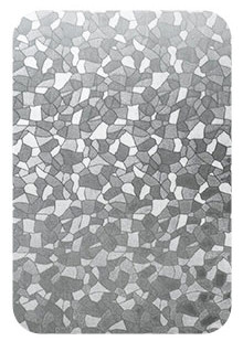 Stainless Steel Embossed  Sheet  Square Pattern Decoration Plate