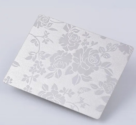 Durable Ss304 Mirror Embossed Stainless Steel Sheet for Signage and Decorations