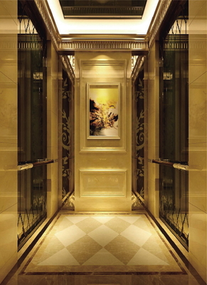Gold Lift Decorative Elevator Stainless Steel Sheet 0.95mm Thickness EN Standard