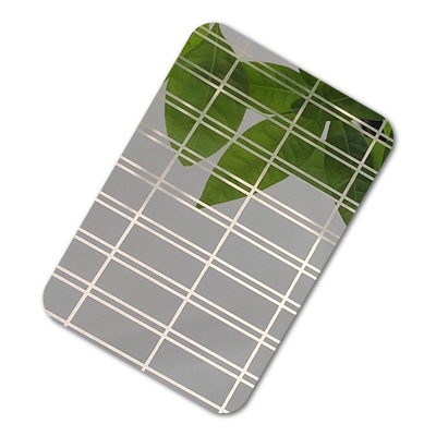 Silver Polish Stainless Steel Plate Sus304 For Wall ODM Acceptable