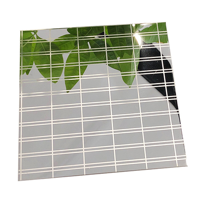 Silver Polish Stainless Steel Plate Sus304 For Wall ODM Acceptable