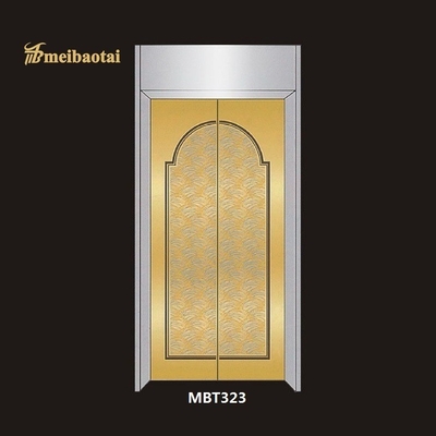 Gold Lift Decorative Elevator Stainless Steel Sheet 0.95mm Thickness EN Standard