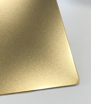 Pvd Decorative Stainless Steel Sheet 1000mm Width With 7c PVC Film