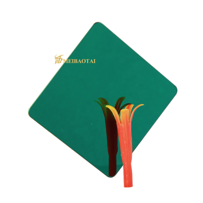 4*8ft Green Mirror SS Colour Sheet Decoration Stainless Steel Color Plate 2.0mm