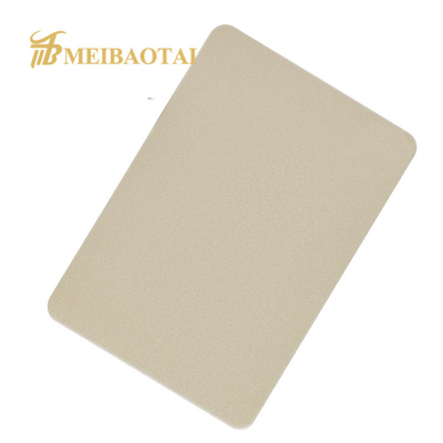 Sandblasted Colorful Decorative Stainless Steel Sheet 0.75mm Thickness Anti Fingerprint