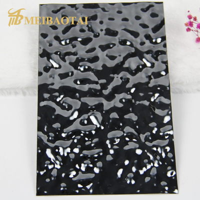Wooden Case Packaging Water Ripple Stainless Steel Sheet for Safe Delivery