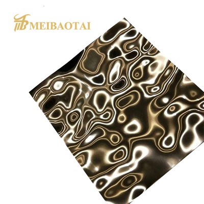 Black Mirror Gold Mirror  Water Ripple Sheet Decoration Panel  ,Wall ,Ceilling