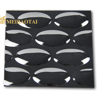 LISCO Embossed Stainless Steel Sheet , 304 Ss Mirror Finish Sheet 3m Length