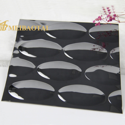 LISCO Embossed Stainless Steel Sheet , 304 Ss Mirror Finish Sheet 3m Length