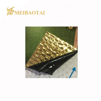 3.0mm Thickness Embossed Stainless Steel Sheet Slit Edge