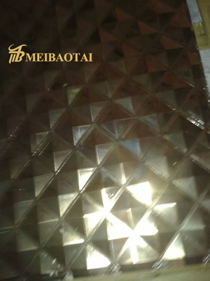 Gold Black Decorate 201 Stainless Steel Sheet Diamond PVD Coating