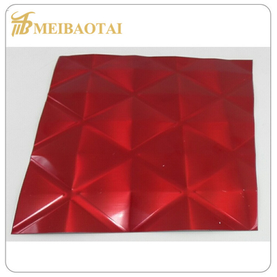 Cold Rolled 430 Embossed Stainless Steel Sheet Mill Edge
