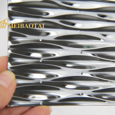 Multiusage Embossed Stainless Steel Sheet Wall Cladding Sheets Bullet Pattern