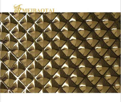Gold Black Decorate 201 Stainless Steel Sheet Diamond PVD Coating