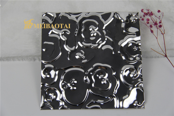Stamped Embossed Stainless Steel Sheet For Walls 40 Elongness