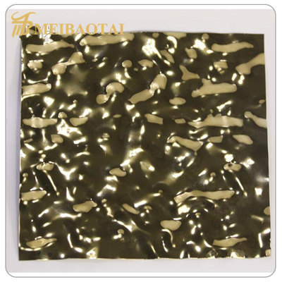 Gold Mirror Stamped 304 201 Stainless Steel Metal Plate