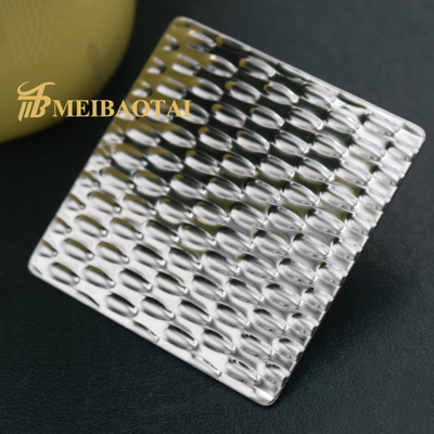 SS304 201 430 5WL 6WL Line Stainless Steel Sheet Decoration Embossed Plate