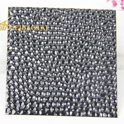 0.85mm Thickness Embossed Stainless Steel Sheet Gold Honeycomb Pattern Wall Decorative