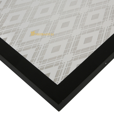 3048mm Gold Mirror Etched Stainless Steel Sheet Decorative Elevator Cabinet