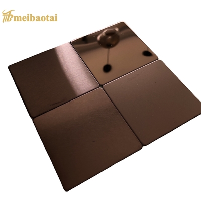 Mirror Finish Decorative Stainless Steel Sheet 4x8 0.6mm Thickness