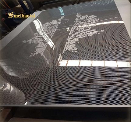 4x8 Etched Mirror Stainless Steel Plate Decorative Elevator