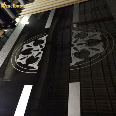 Stainless Steel Pattern 340 Etched Sheet For Building Wall Elevator Sheet