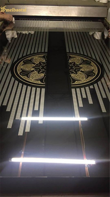 Stainless Steel Pattern 340 Etched Sheet For Building Wall Elevator Sheet