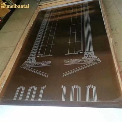 1500mm Width Etched Stainless Steel Sheet For Elevator Decorative