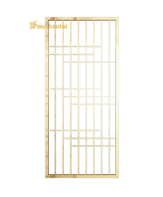 201 Stainless Steel Decorative Screen POSCO Material With 70c PVC Film