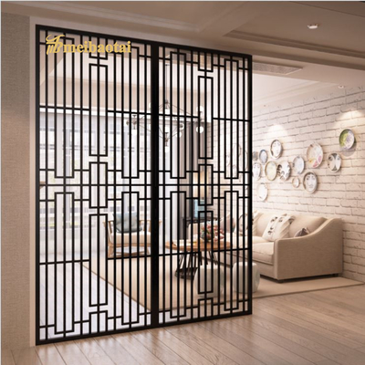 8mm Thickness Stainless Steel Room Divider Gold Hailrine Decoration Home Living Room