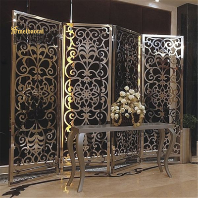 Color 201 304 Stainless Steel Room Divider 0.3-3.0MM Thickness